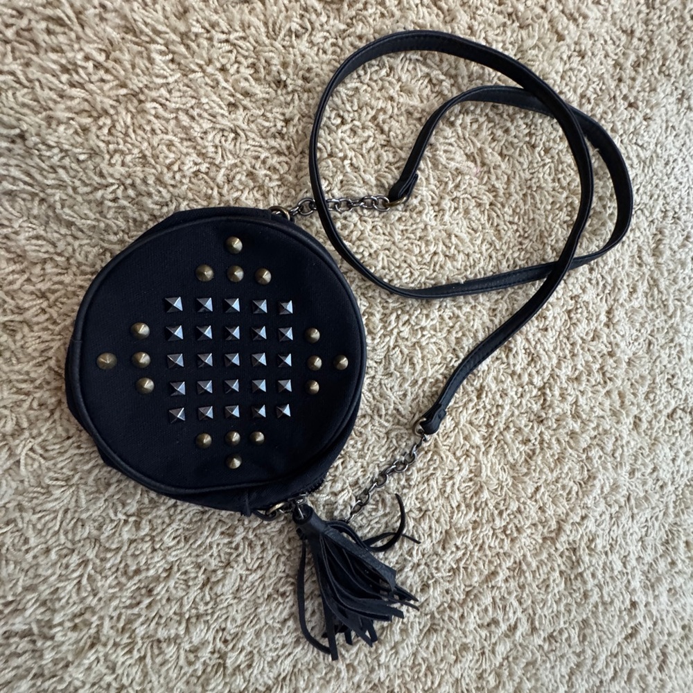 Black Studded Women's Bag